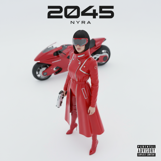 Example album cover in the Tokyo Cyberpunk style