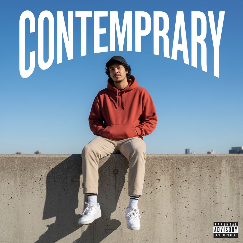 Example album cover in the Contemporary style