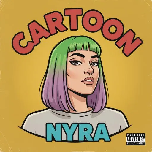 Example album cover in the Cartoon style