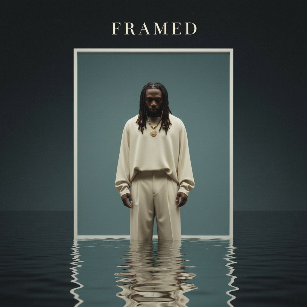 Example album cover in the Framed style