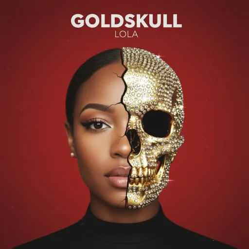 Example album cover in the Gold Skull style