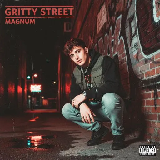 Example album cover in the Gritty Street style