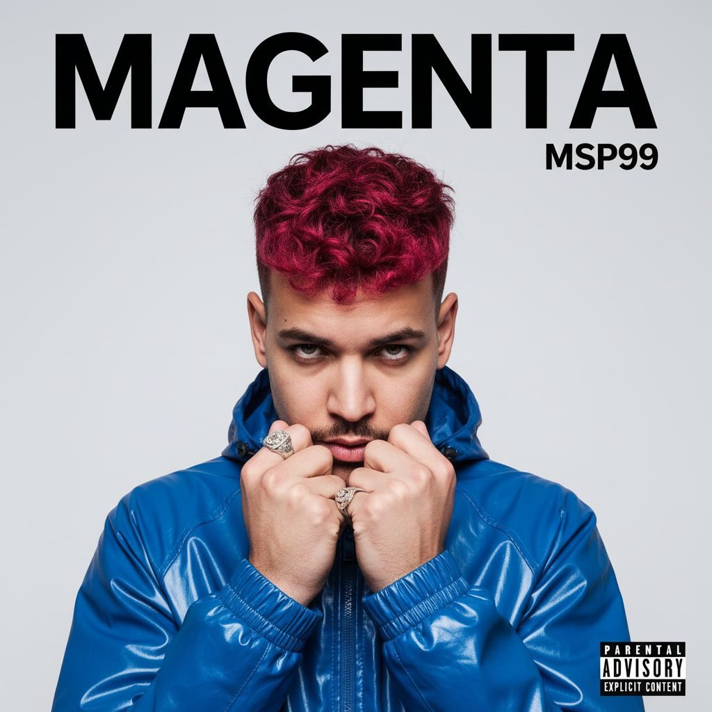 Example album cover in the Magenta style