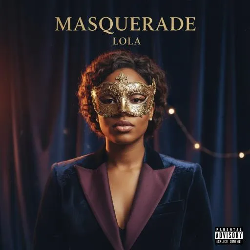 Example album cover in the Masquerade style