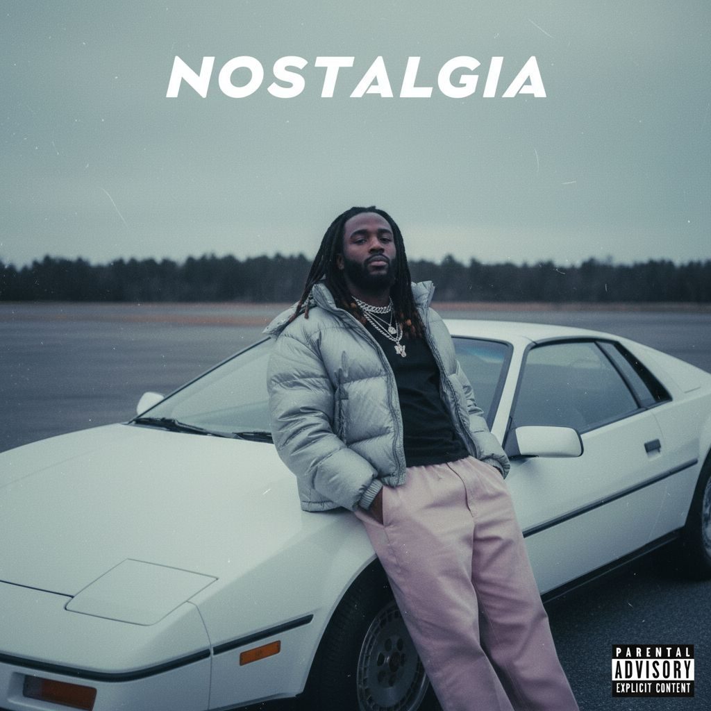 Example album cover in the Nostalgia style