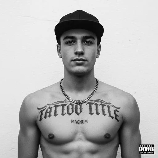 Example album cover in the Tattoo Title style