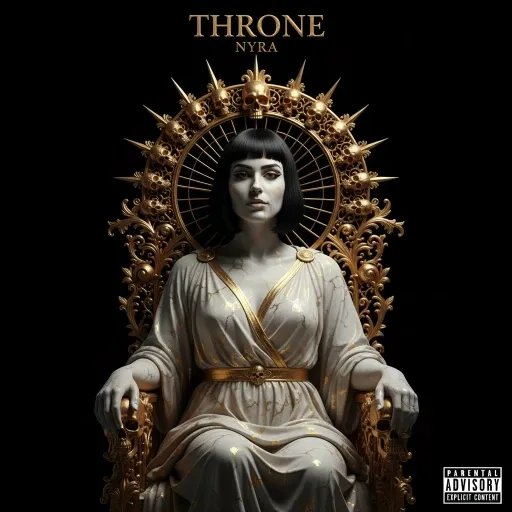 Example album cover in the Throne style